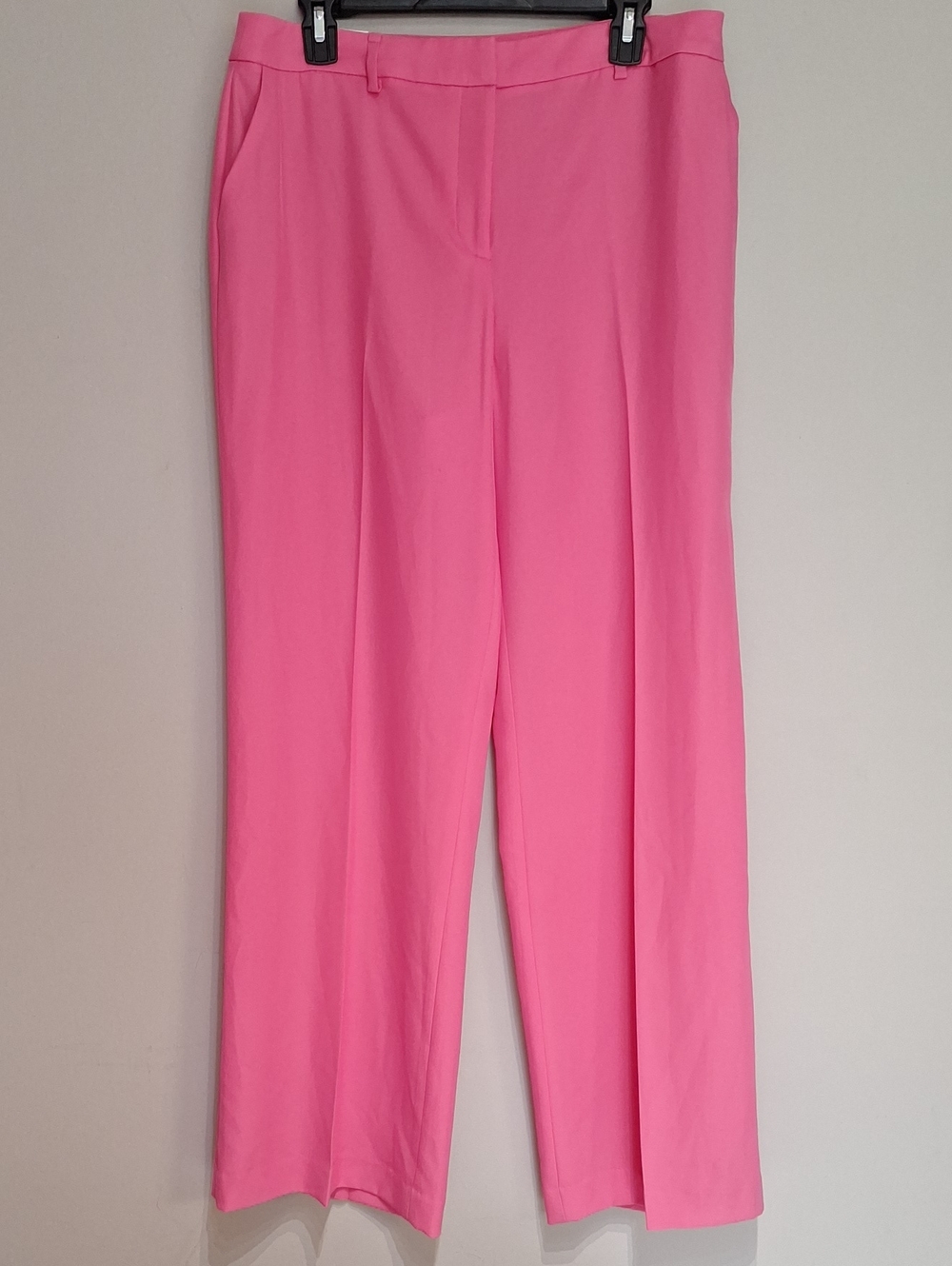 Calvin Klein Hot Pink Straight-Leg Dress Pants